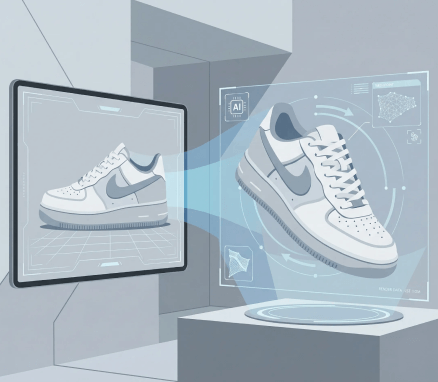 AI-powered 3D generation from standard 2D images (3D-from-photo)